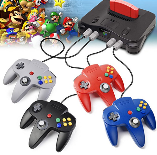 New Wired Controller Joystick Compatible With Nintendo 64 N64 Video