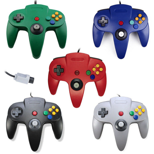 New Wired Controller Joystick Compatible With Nintendo 64 N64 Video