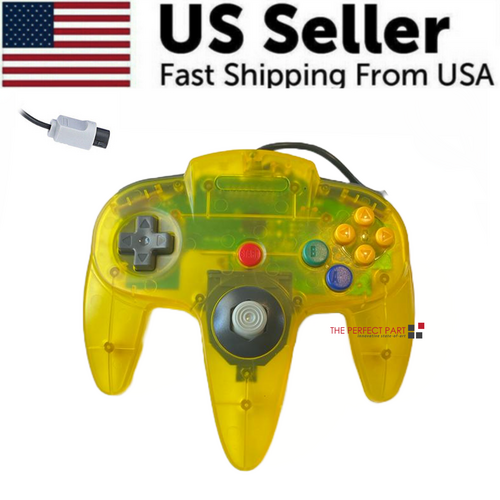 New Wired Controller Joystick Compatible With Nintendo 64 N64 Video