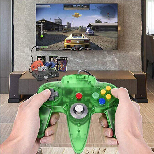 New Wired Controller Joystick Compatible With Nintendo 64 N64 Video