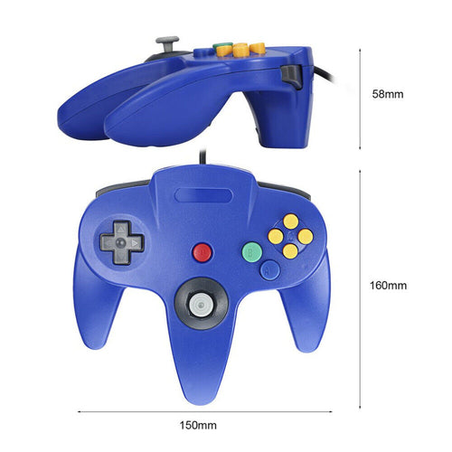 New Wired Controller Joystick Compatible With Nintendo 64 N64 Video