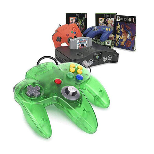 New Wired Controller Joystick Compatible With Nintendo 64 N64 Video