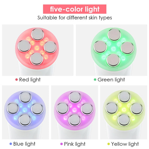 RF EMS Beauty Device Microcurrent Radio Frequency Color Light