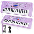 37 Key Piano Keyboard Toy with Power Option, Recording and Mic,